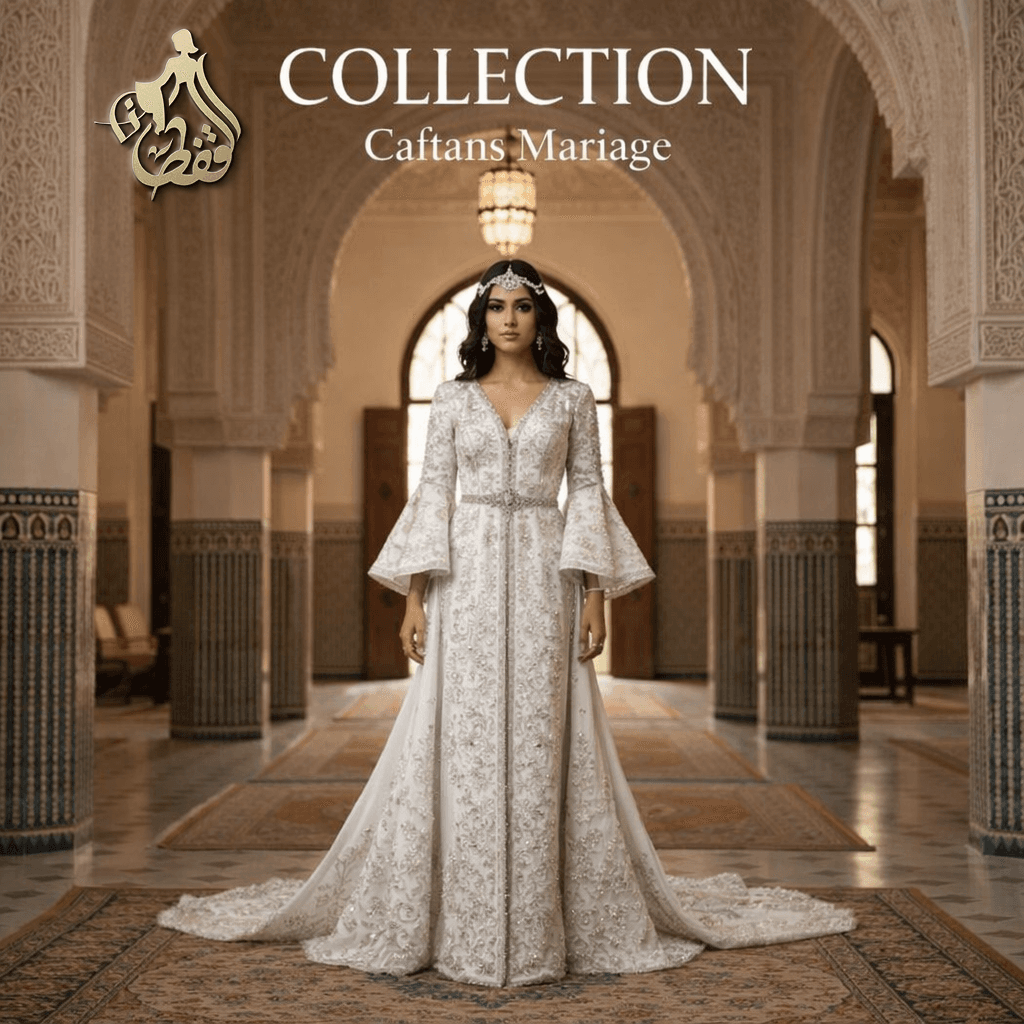 Collection Caftans Mariée - Caftans de mariage brodés main pour la mariée